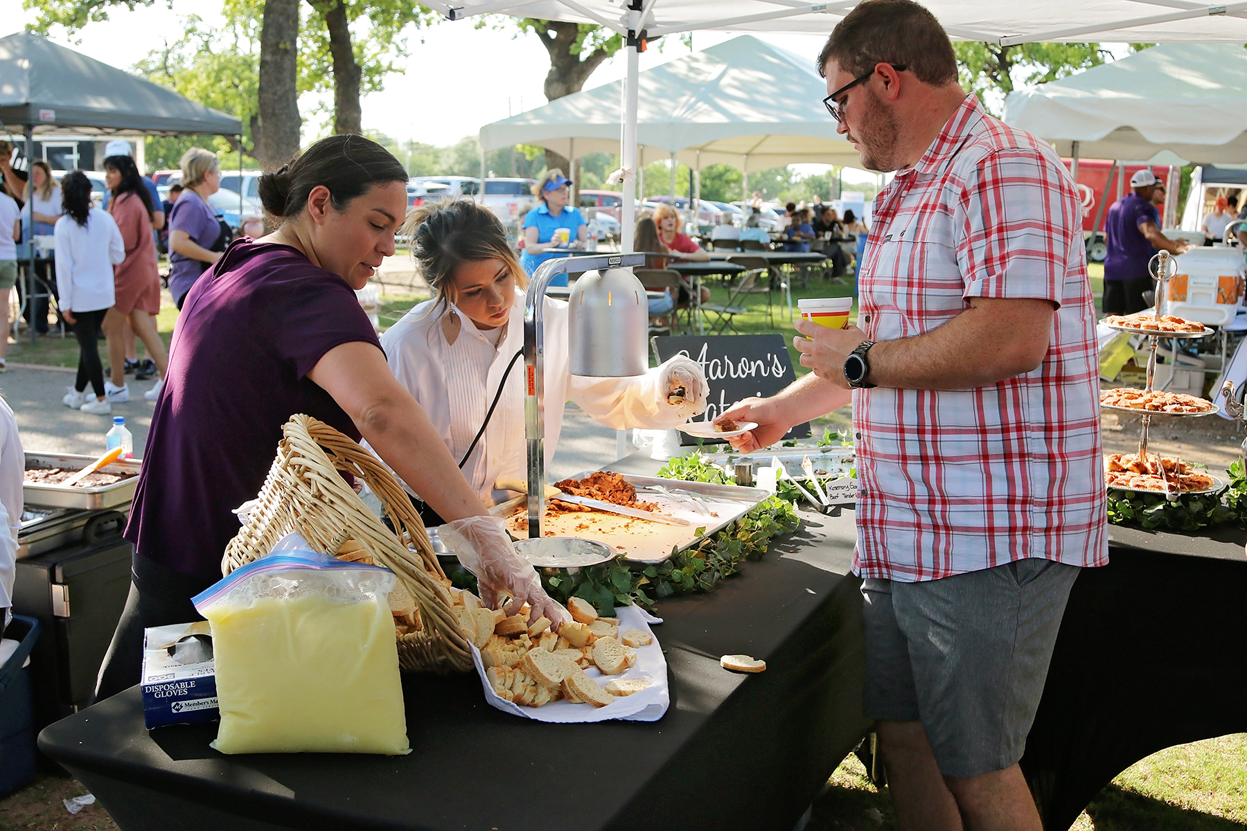 Taste of Parker County vendor booth